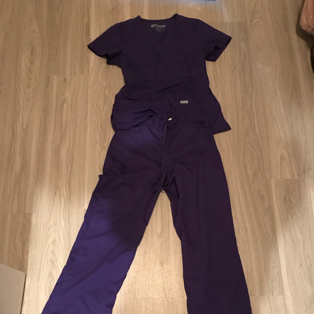 Purple Grey’s Anatomy scrub